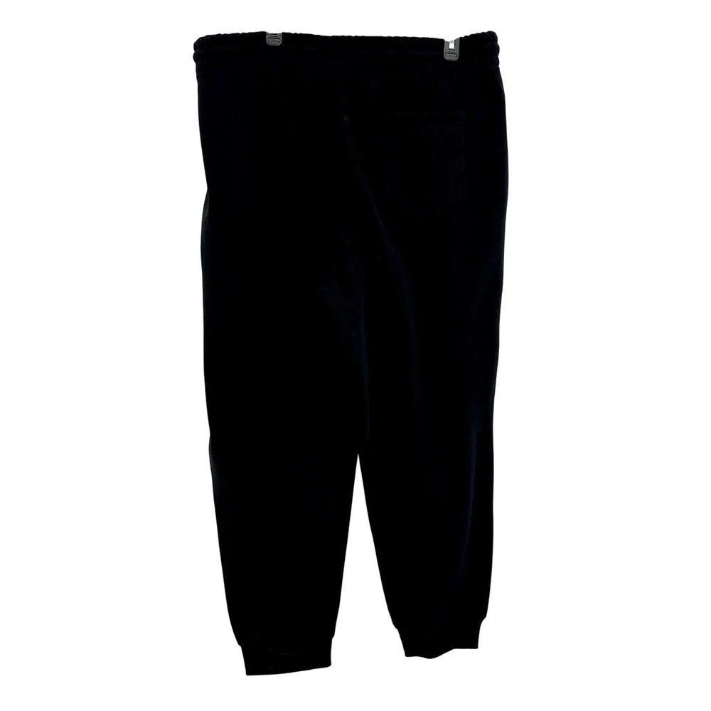 True Religion Fashion Senses Jogger Mens XXL Jet Black Solid Relaxed Fit New